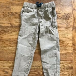 Boys carter khaki chino pants size 5t